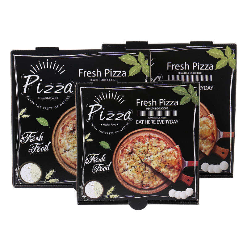 Food Grade Logo Corrugated Luxury Pizza Box