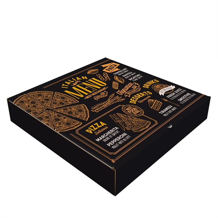 Professional Custom High Quality Pizza Box Color Card Box