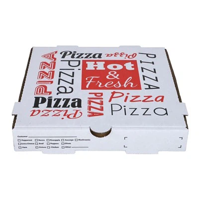 Portable Reusable Corrugated Delivery Pizza Box